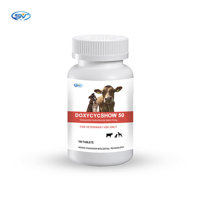 Doxycycline Hcl Thuốc thú y Bolus Tablet 50mg cho vật nuôi