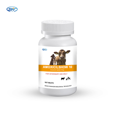 Thuốc thú y Viên nén Bolus Thuốc thú y Viên nén Amoxicillin 10mg Thuốc kháng vi-rút cho chó