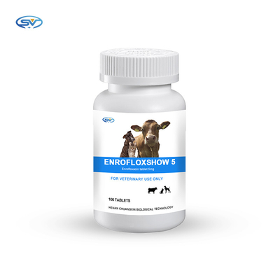 Enrofloxacin Thuốc thú y Bolus Tablet 5mg Bolus cho vật nuôi