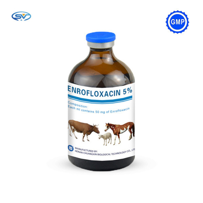 Thuốc tiêm thú y Thuốc tiêm Enrofloxacin 50mg 50ml / 100ml cho gia súc Ngựa