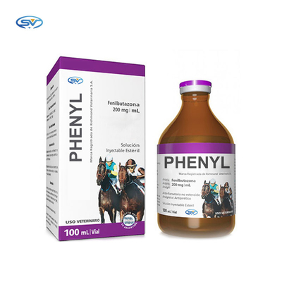 Thuốc tiêm thú y Phenylbutazone Dung dịch tiêm 20% cho ngựa, 100ml