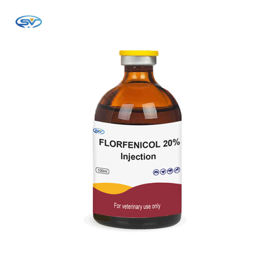 Thuốc tiêm thú y 200mg / Ml Florfenicol tiêm để điều trị bệnh do vi khuẩn ở gia súc cừu lợn