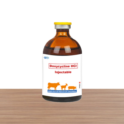 10% Thuốc tiêm thú y Thuốc tiêm kháng sinh Loại động vật Tiêm Doxycycline Hydrochloride