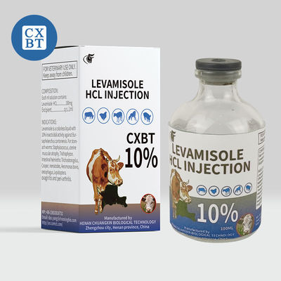 Thuốc thú y Thuốc chống giun sán Imidazothiazole Thuốc thú y Levamisole HCL 10% tiêm