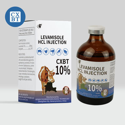 Thuốc thú y Thuốc chống giun sán Imidazothiazole Thuốc thú y Levamisole HCL 10% tiêm