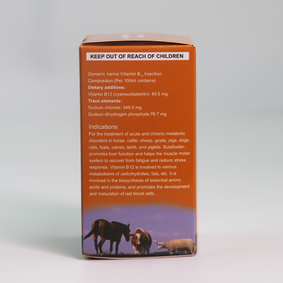 Tiêm vitamin B12 Thuốc tiêm thú y cho gia súc và gia cầm sử dụng trong trang trại